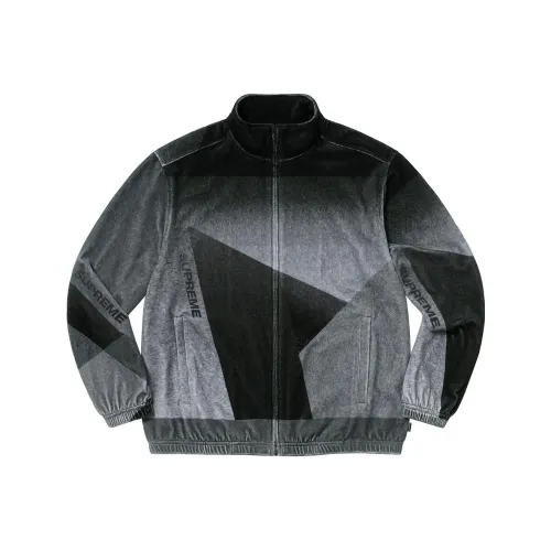 Supreme Geo Velour Track Jacket