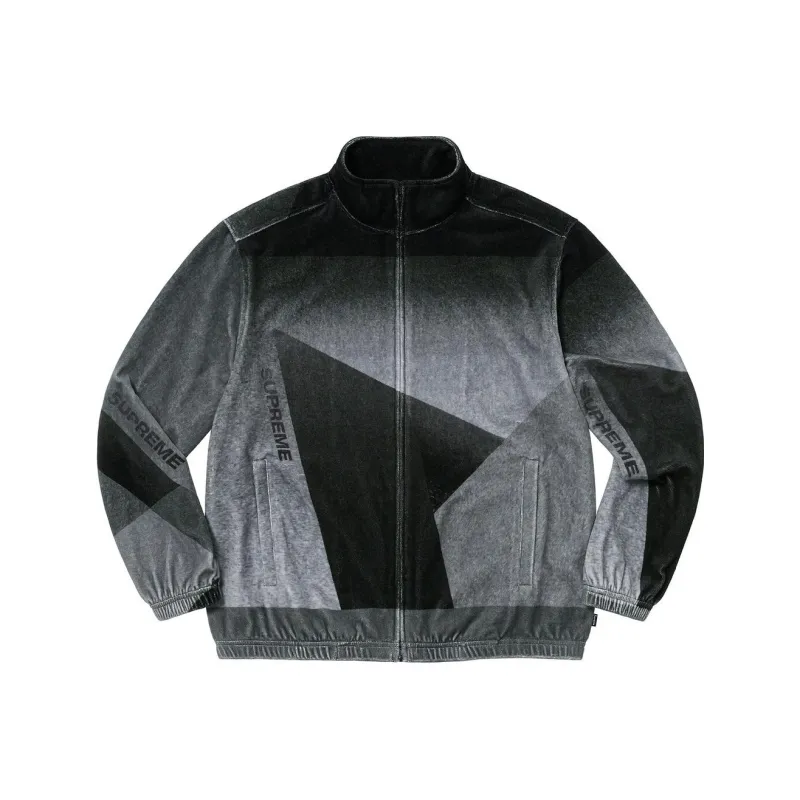 Supreme Geo Velour Track Jacket-4