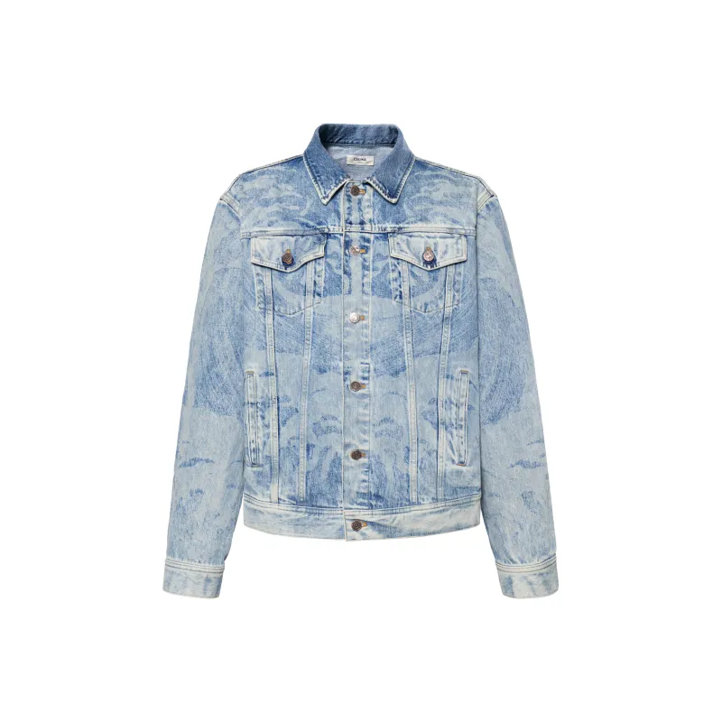 CELINE Denim Jackets Men Blue-0