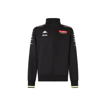 Kappa Jacket Men's Black/Neon Yellow/Red Flame