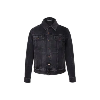 SAINT LAURENT Denim Jackets Men Black