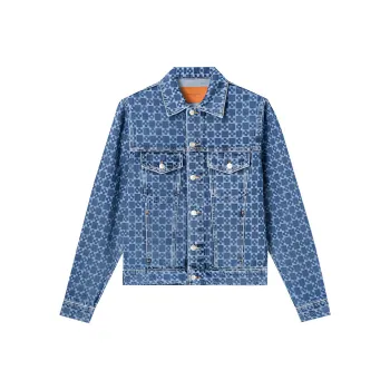 Sandro Denim Jackets Men Vintage Blue