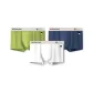Yellow Green+Dark Blue+White