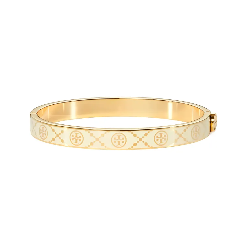 TORY BURCH T Monogram Hinge Bracelet-0