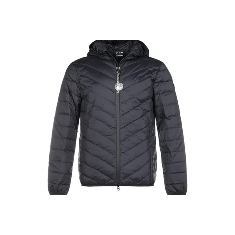 EMPORIO ARMANI EA7 Down Jacket Men's Night Blue-0