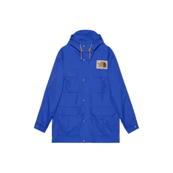 GUCCI x THE NORTH FACE Gucci X The North Face Breathable Windbreaker Jacket Men's Blue