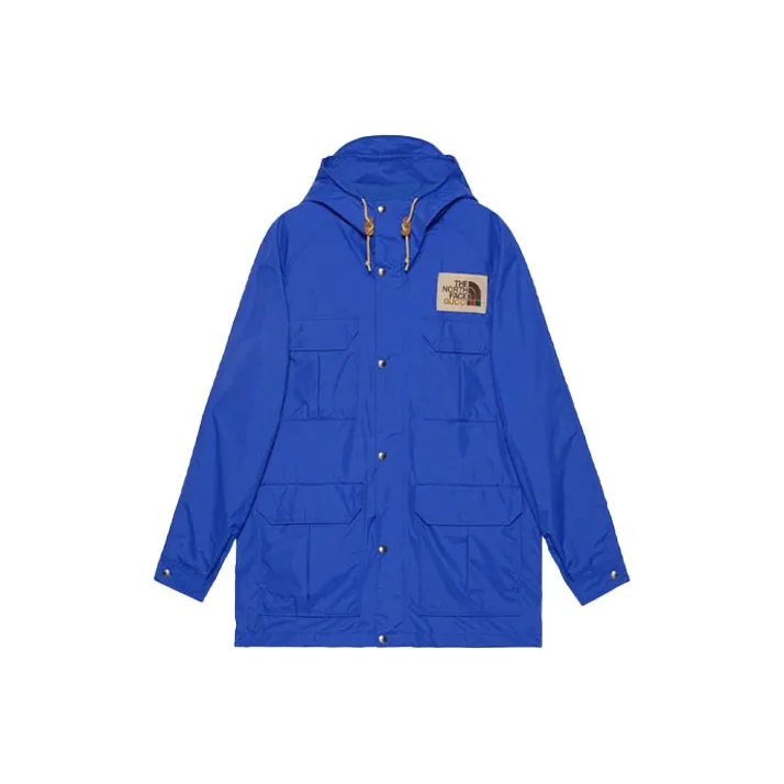 GUCCI x THE NORTH FACE Gucci X The North Face Breathable Windbreaker Jacket Men's Blue-0