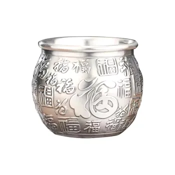 Yu Yin 999 Fine Silver Water Cup Unisex