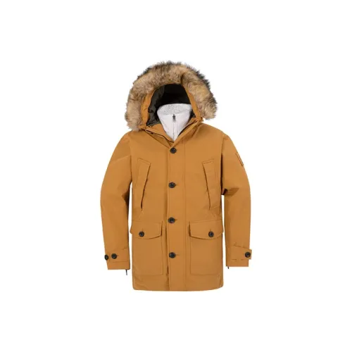 Timberland Waterproof And Windproof To Keep Warm Windbreaker Jacket Men's Wheat