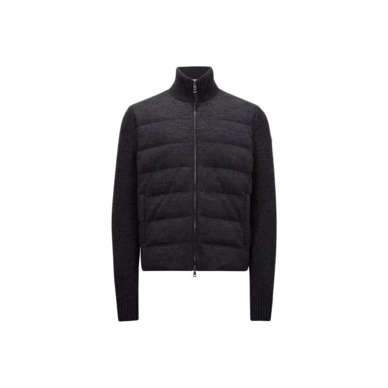 Moncler Logo Patch Padded Cardigan-0