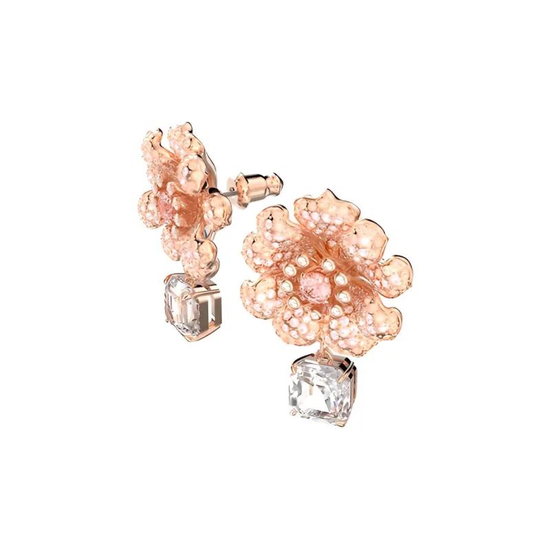 Swarovski Gold-Plated Stud Earrings Women's-1