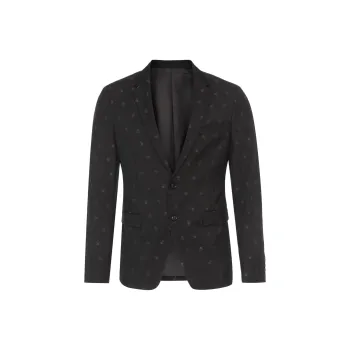 ANDREW MACKENZIE Business Suit Men's Black Blue