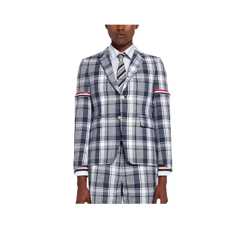 THOM BROWNE Business Suits Men Gray-0