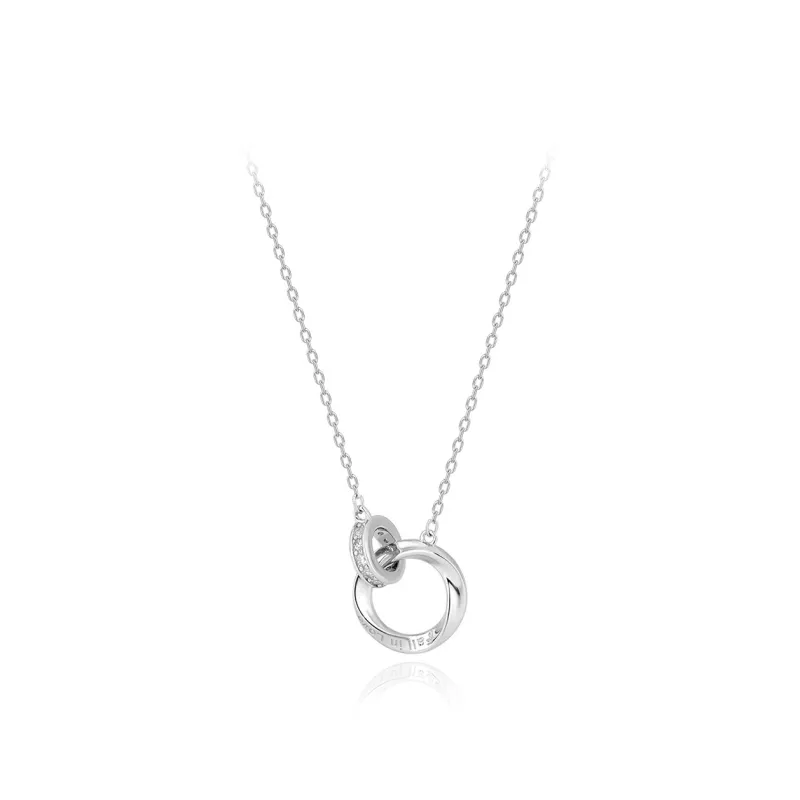 MGS 999 Fine Silver Soft Cute Everyday Versatile Must Have Minimalist Style Fashion Individual Bestie Unisex-3