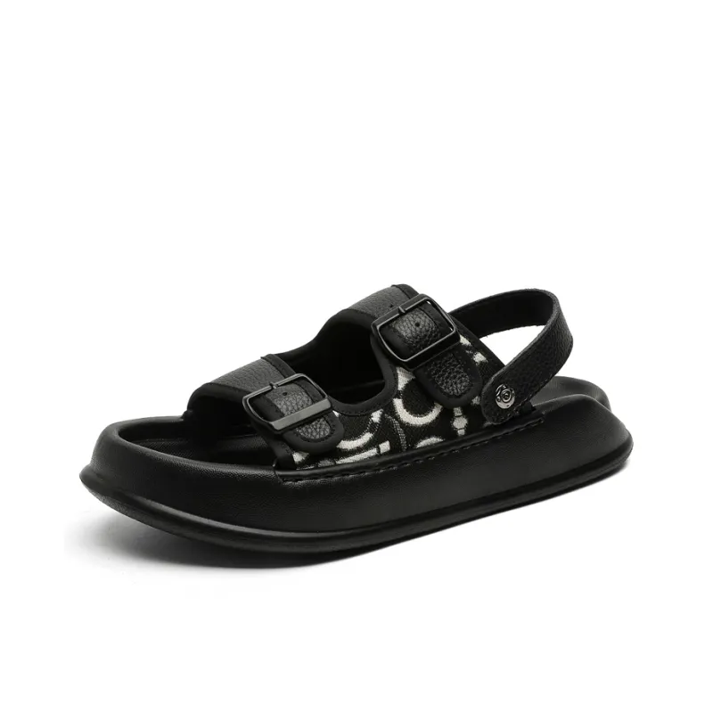 ΛOLUNKΛ Beach Sandals Men's Black-1