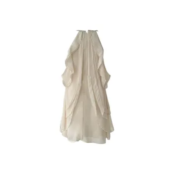 Mu Xiao Xin Slip Dress Women's Apricot