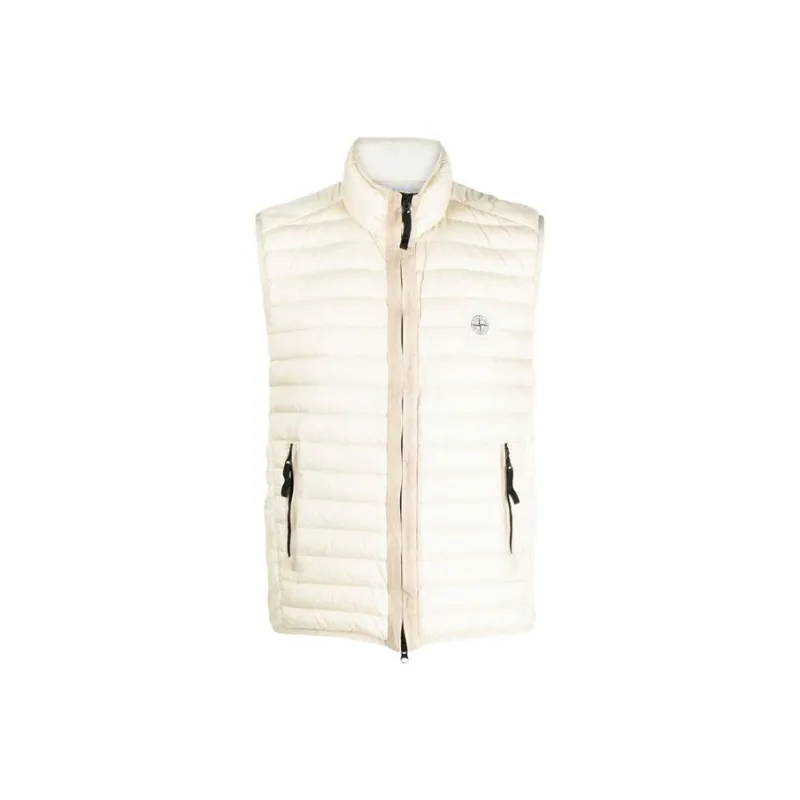 STONE ISLAND Vests Men White-0