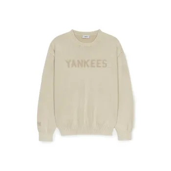 MLB Basic New York Yankees Knitwear Unisex Sandy Brown