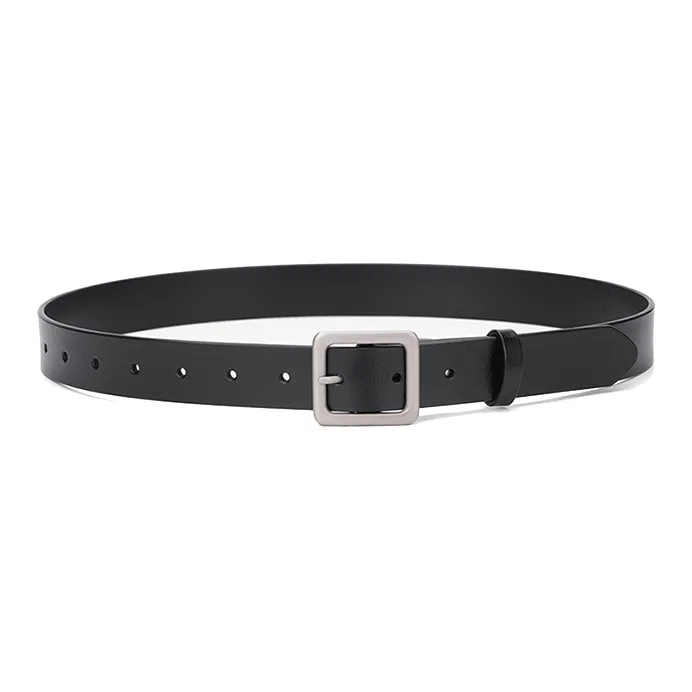 ALIEN BANG Cow Split Leather Belts Unisex Width 2.8CM-0