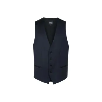 HUGO BOSS Single Breasted V Neck Waistcoat