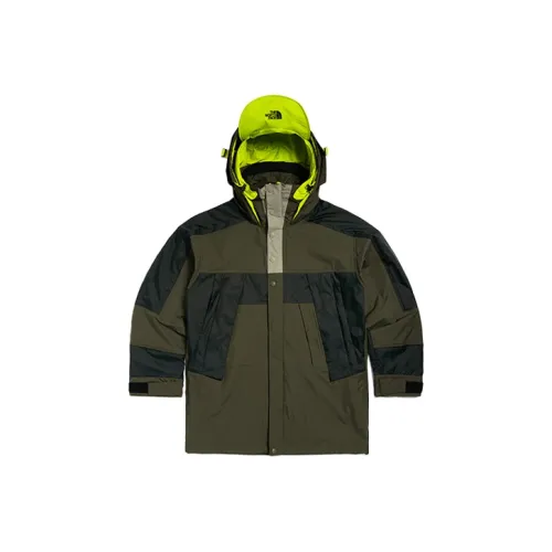 THE NORTH FACE UE Series Waterproof And Windproof Windbreaker Jacket Men's Green