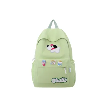URBAN FOREST Nylon Backpack Unisex Green/Blue/Pink/Black