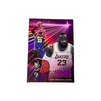 PANINI LeBron James 2020 2021 Season Lakers Chronicles Essential Parallel Pink Star Card Pass Through Sports Cards 1 Pc