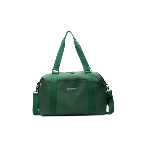 OUZIHUANG Oxford Travel Bag Unisex Green/Ecru/Orange/Gray/Khaki