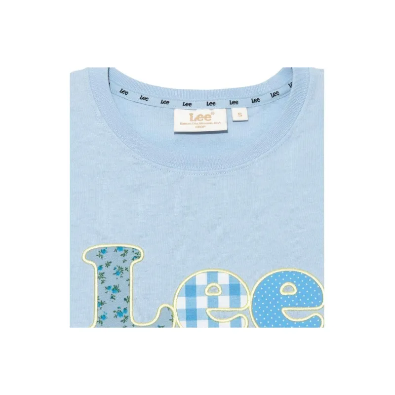 Lee T Shirts Women's Light Blue-2