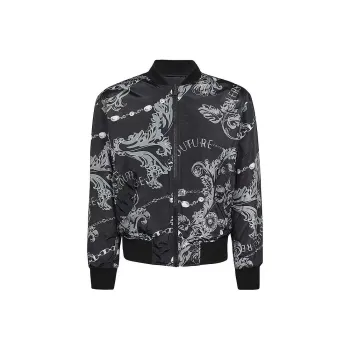 VERSACE JEANS COUTURE Baroque print Bomber Jacket