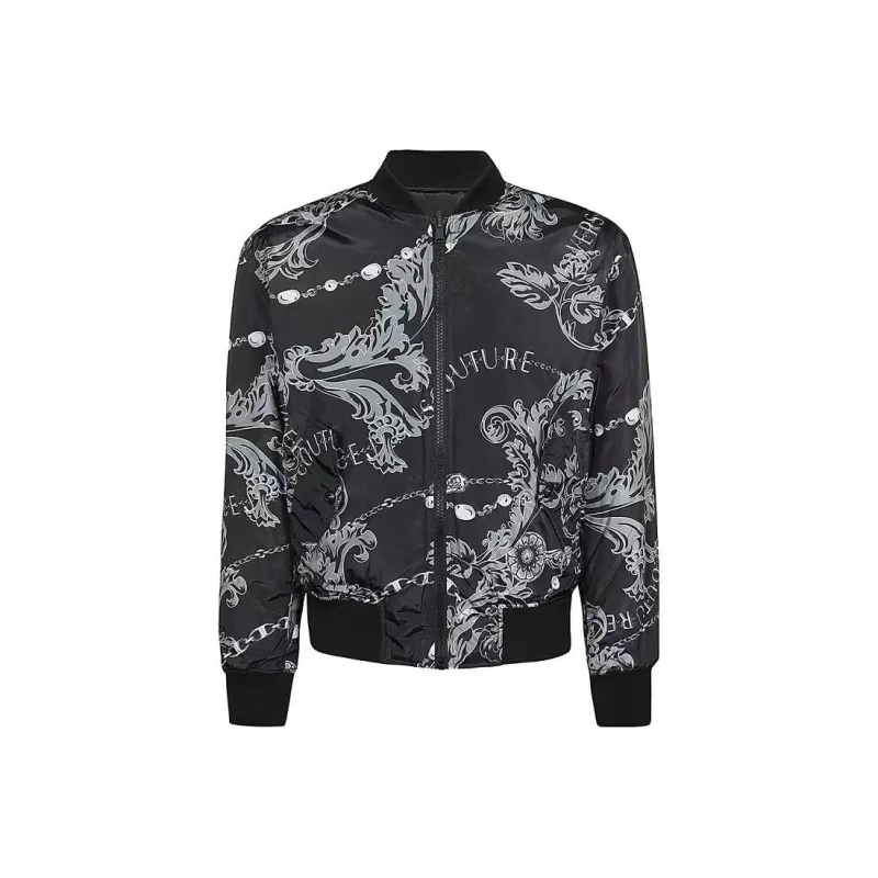 VERSACE JEANS COUTURE Baroque print Bomber Jacket-0