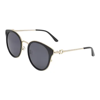 FERRAGAMO Metal Cat Eye Sunglasses Women's Silver