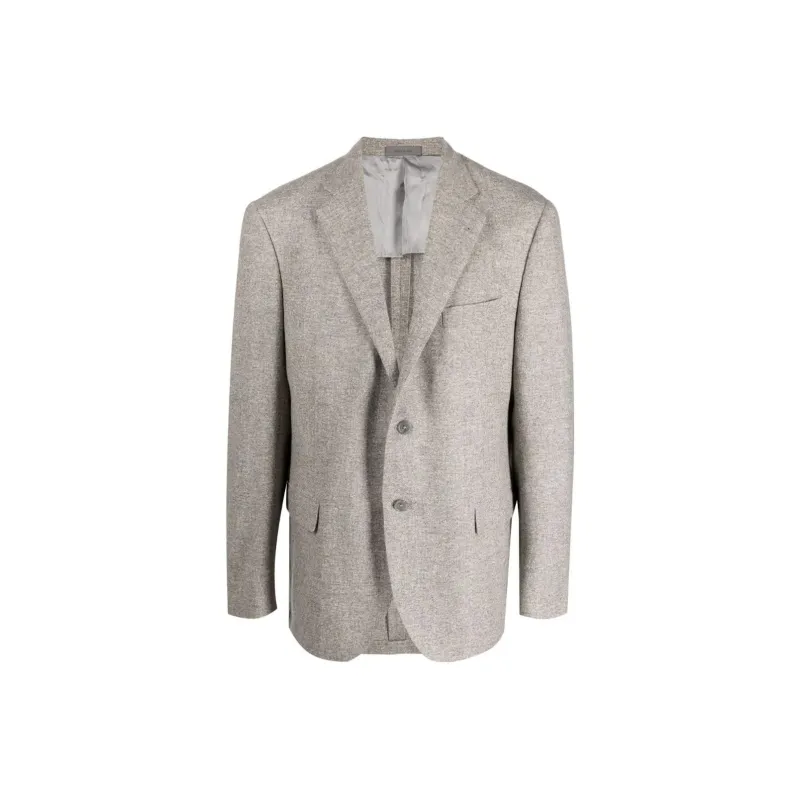 Corneliani Single breasted Virgin wool Blend Blazer-0