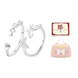 Butterfly Heart Bestie Ring+Sweet Box