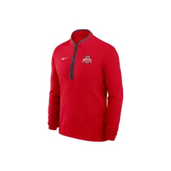 Nike Ohio State Buckeyes Victory Men's Nike Dri FIT College 1/2 Zip Long Sleeve Top