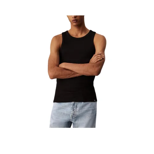 CALVIN KLEIN Tank Top Europe Version Men's Black