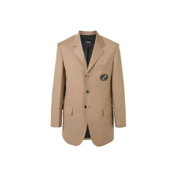 WE11DONE Business Suit Unisex Khaki