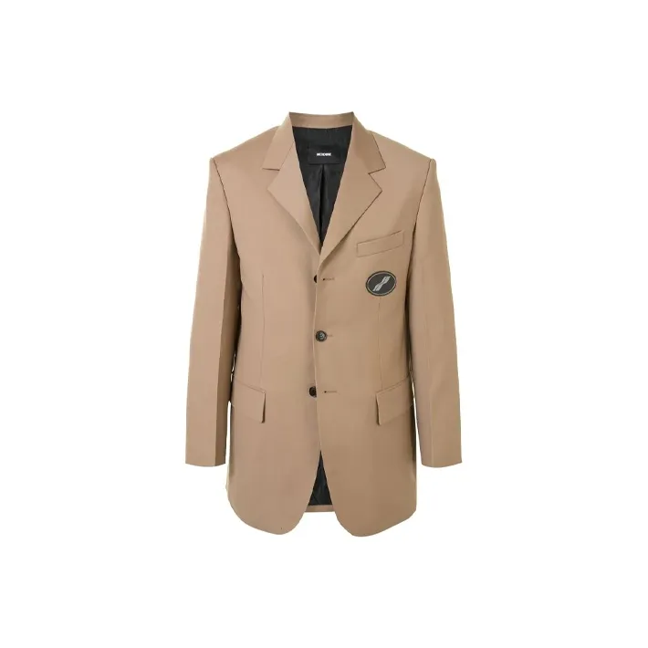 WE11DONE Business Suit Unisex Khaki-0