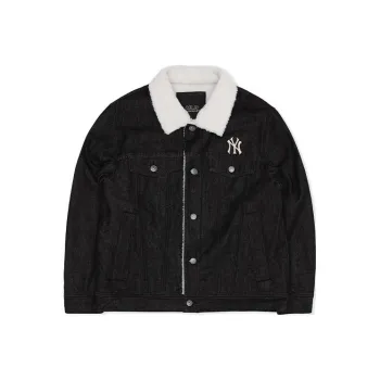 MLB Denim Jackets Unisex Black