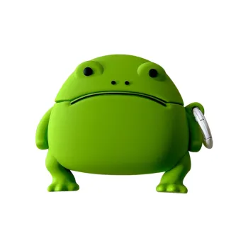 CHRROTA Compatibility With Apple AirPods 4 Silicone Cartoon Frog Headphone Cases