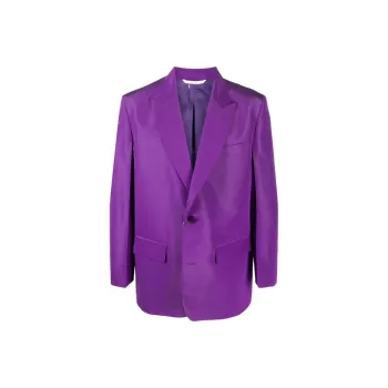 Valentino Business Suits Men Purple
