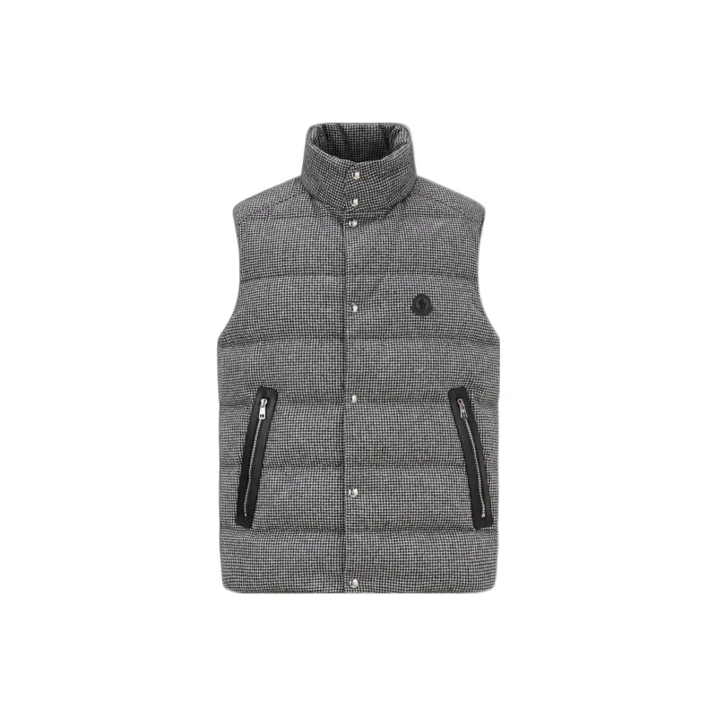 Moncler Vests Men Light Gray-0