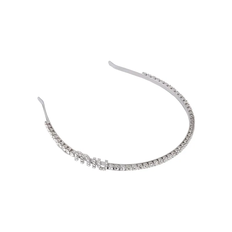 MIU MIU Headbands Women's Silver-3