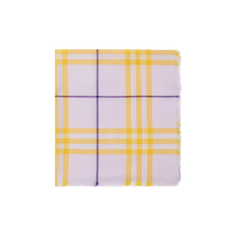 Burberry Checked Wool Scarf-2