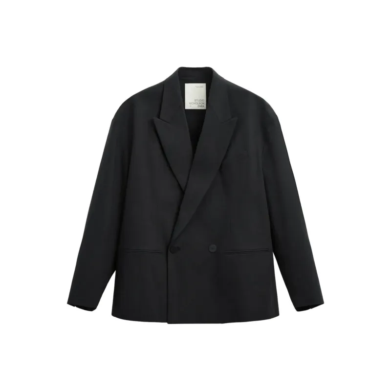 Studio Nicholson X ZARA Studio Nicholson Co brand Business Suits Men Black-0