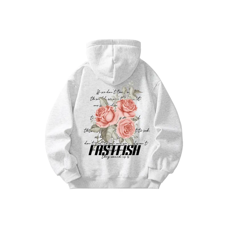 FASTFISH Sweatshirt Unisex White Heather Gray-0