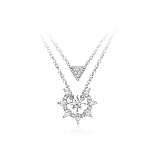 TIMEBOTTLE S925 Silver Necklaces Women's
