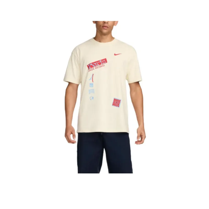 Nike Paris Saint Germain T Shirt Men's Coconut Milk-0