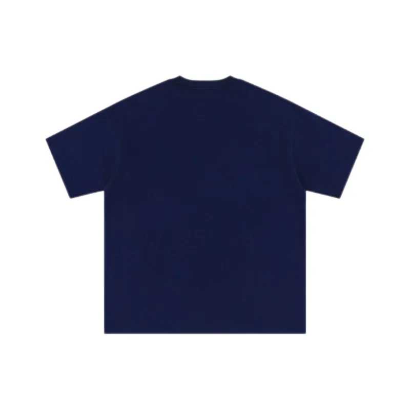 ABBY GODDESS Drop Shoulder Sleeve T Shirt Women's Blue-1