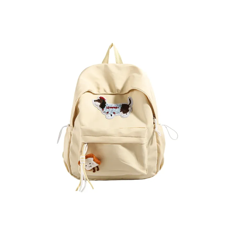 XIANGSU Nylon Fabric Backpack Unisex Multicolor-18